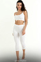 Bamboo Large Size Bustier with Rope Straps and Padded Qen 708B - 4