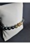 Stylish Bracelet Unisex Designed with Hematite and Unakite Stones - 2