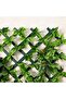Artificial PVC Willow Fence - 100x200 cm Green Outdoor Garden Accessory with 1 Year Warranty - 2