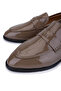 Women's Genuine Leather Mink Patent Leather Loafers - 3