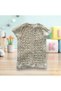Hand Knitted Hair Braid Detailed Speckled Baby/Child Vest Cream (0-2 Years)
