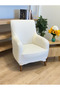 Jakar Single Elastic Sofa Cover Elastic Armchair Seat Cover |   Seat Cover Stone-Grey