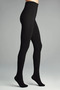 Black Thermal Women's Pantyhose with Fleece Inside, Tear and Escape Resistant - 5