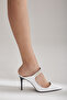 Minerva Stiletto Stone Detailed White - 5