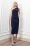 Women's Winter Laci Miss Vina Detailed One-Shoulder Dress Stylish Daily Comfortable 50339