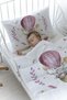Organic Printed Baby (100X150) Quilt Set - for Baby Series - Elephant in a Pink Balloon - 2
