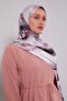 Pink Abstract Pattern Twill Shawl - 3