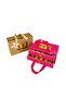 Luxury Handbag-Style Gift Box – Polka Dot Design with Ribbon Handle (12 pieces)
