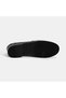 Women's Black Leather Loafer with Metal Buckle Detail - 4