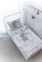 Organic Printed Baby (100X150) Quilt Set - for Baby Series - Rabbit with Salopet