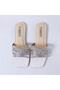 Hemal Handcrafted by Artisans Rhinestone Women Flats Cruelty-Free Comfort Sparkle & Modern Elegance - 2