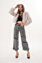 Crop Boy Basic Collar Feather Jacket - 3