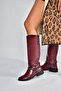 V312361060 Burgundy Rustic Classic Women's Boots - 3