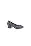 1002 Women's Platinum Shiny Stone Low Heel Shoes