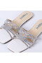 Hemal Handcrafted by Artisans Rhinestone Women Flats Cruelty-Free Comfort Sparkle & Modern Elegance