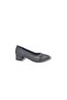730 Women's Platinum Shiny Stone Low Heel Shoes