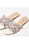 Aarna Rhinestone Flats Handcrafted by Artisticas Cruelty-Free Glamour for Day-to-Night Elegance