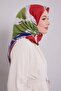 Red Abstract Pattern Soft Scarf - 2