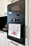 Pink White Polka Dot Floral Pattern Digital Printed Oven Cover Cgh078-F - 3