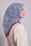 Red Zigzag Pattern Soft Scarf - 3