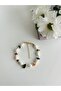 Marine Real Natural Stone & Seashell Stone Gold Bracelet - 2