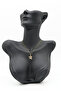 Mineli Stone Detailed Crescent and Star Necklace - 2