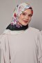 وشاح قطني بنمط ديزي أسود - 3