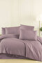 Aria Çizgi Satin Double Duvet Cover Set 100% Cotton - 3
