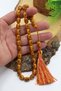 Light Brown Capsule Cut Lion Model Crimped Beads Prayer Beads 201024577 - 4