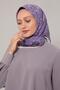 وشاح قطني بنمط الباتيك الأرجواني