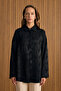 Textured Patterned Rayon Shirt
