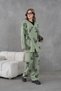 Women's Beaded and Embroidered Side-Tie Wide-Fit Knit Cardigan and Pants Set - 3
