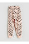 Özmarka New Season Leopard Patterned Girls' Pajama Bottoms