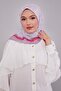وشاح ناعم بنمط بازل بنفسجي - 3