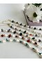 Marine Real Natural Stone & Seashell Stone Gold Bracelet - 4