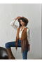 Burgundy Faux Fur Coat – Stylish and Modern Winter Outerwear |   Vmf1806 - 2