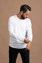 Regular Fit Crew Neck Rayon Fabric Full Lycra Long Sleeve Sweatshirt - 3