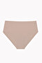 Dusty Rose Light Brown Dark Brown 3-Piece Laser Non-Marking High Waist Panties - 3