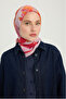 Free Brushes - Pomegranate Flower - Vierra Patterned Viscose Scarf - 90X90 cm