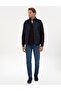 Navy Blue Faux Leather Vest 50318040-200 - 4