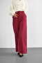 Women's Thick Stretchy Wide Leg Ribbed Palazzo Pants - 4