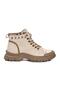 Beige Rubber Laced Women's Boots Fade Z (Narrow Fit, Go up One Size) - 3
