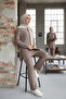 Mink - Corded Fabric Double Set (Tunic & Trousers)