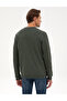 Dark Khaki Regular Fit Sweatshirt 50313944-Vr111 - 5