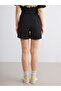 Özmarka New Season Elastic Waist Women's Shorts - 6