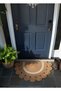 Jüt Aurora Natural Four Seasons Door Mat Wicker Indoor and Outdoor Compatible Welcome Mat Decoration