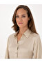 Kum Regular Fit Satin Long Sleeve Shirt 50319346-Vr085 - 2