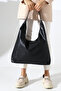Women's Black Large Bag Shoulder and Hand Bag - 5