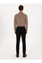 Black Slim Fit Waist Lace-Up Canvas Trousers 50308731-Vr046 - 4