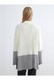 Peak New Season Boat Neck Patterned Women's Knitwear Tunic - 8
